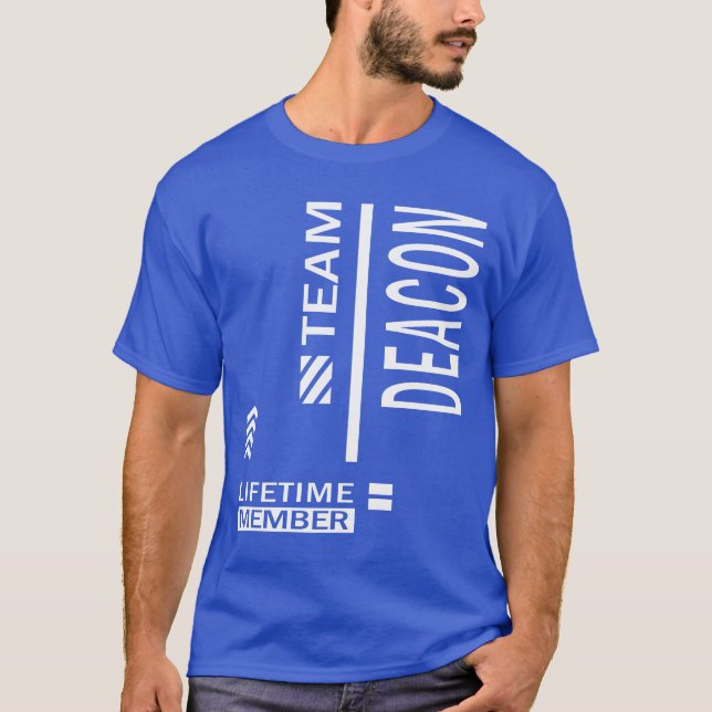 Deacon Personalised Name Birthday Gift T-Shirt (Front)
