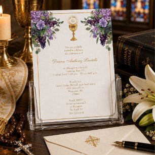 Deacon Priest Ordination Reception Invitation