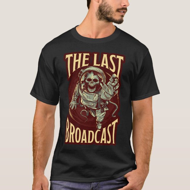 Dead Astronaut Space Illustration T-Shirt (Front)