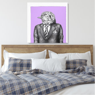 Dead Bird in Black Suits (Sumire) Canvas Print