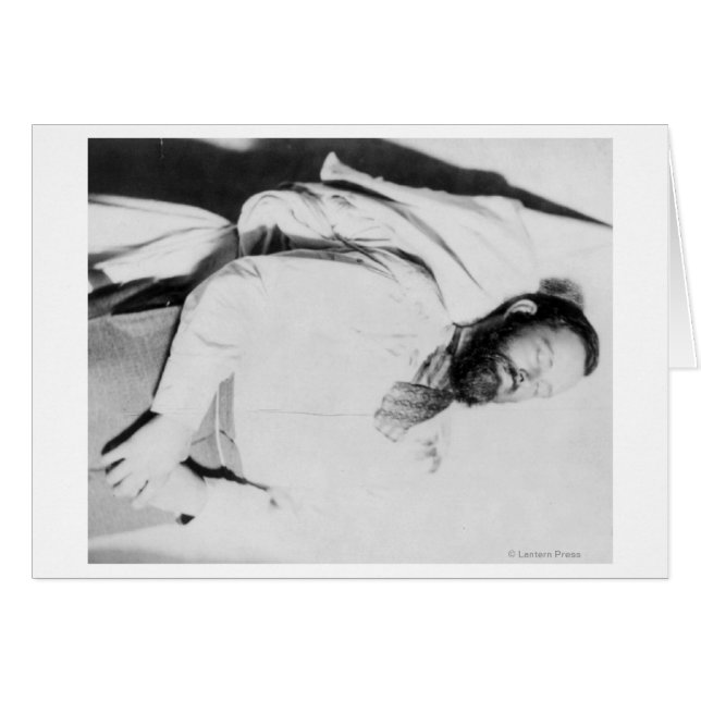 Dead Body of Outlaw Jesse James Photograph (Front Horizontal)