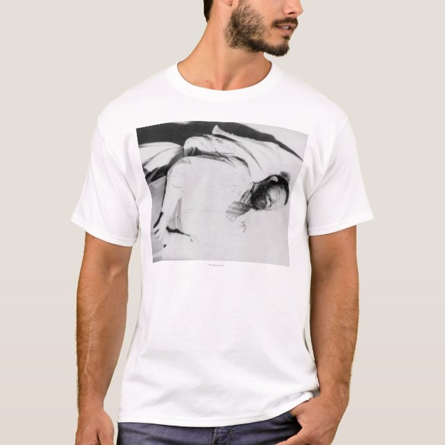 Dead Body of Outlaw Jesse James Photograph T-Shirt (Front)