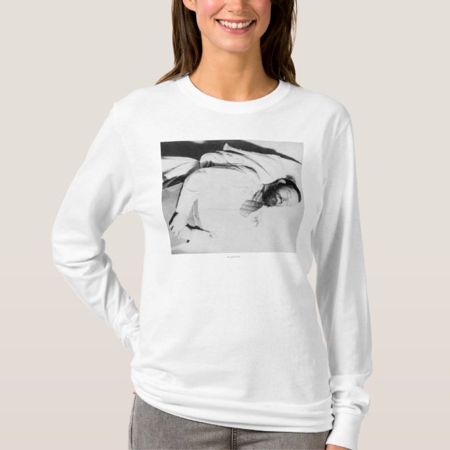 Dead Body of Outlaw Jesse James Photograph T-Shirt (Front)