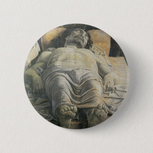 Dead Christ 6 Cm Round Badge