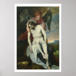 Dead Christ Supported by an Angel, c.1646-52 (oil Poster