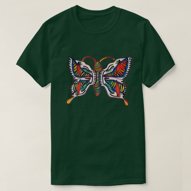 Dead Co Steal Your Face Butterfly Hand drawn Artfu T-Shirt (Design Front)