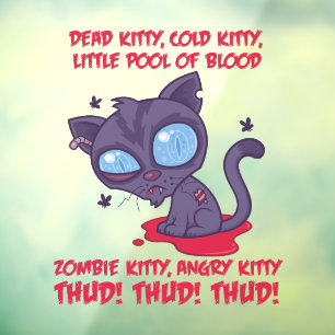 Dead Cold Angry Zombie Kitty