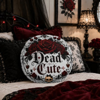 Dead Cute Red Rose Gothic Romance Halloween