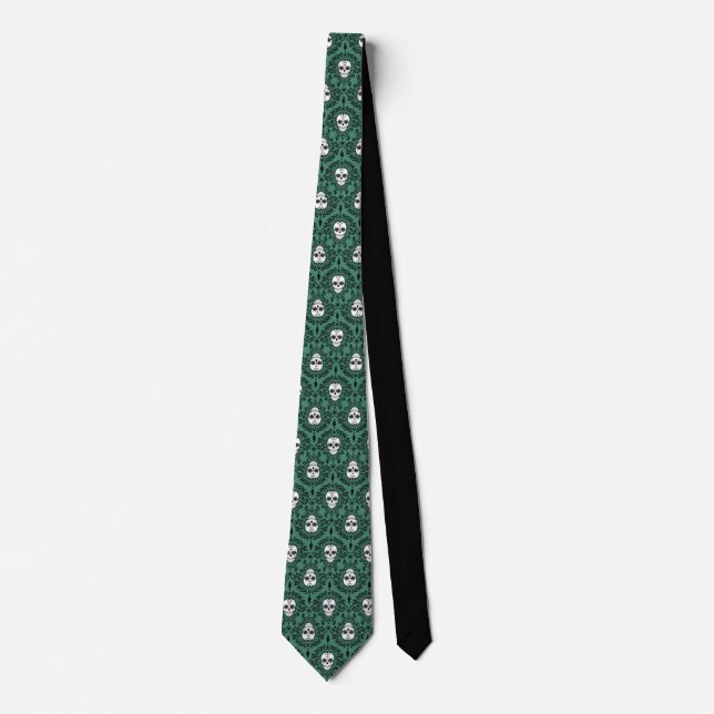 Dead Damask - Chic Sugar Skull Tie (Front)