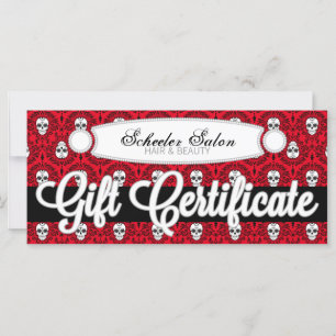 Dead Damask - Custom Gift Certificate