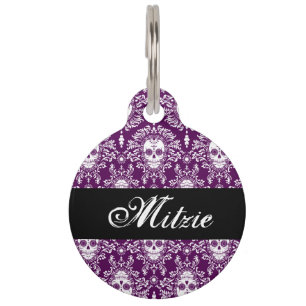 Dead Damask - Custom Pet Tag
