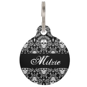 Dead Damask - Custom Pet Tag