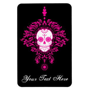Dead Damask - Custom Sugar Skull Magnet