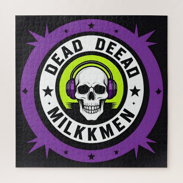 Dead Deead Milkmen Skull Puzzle (Vertical)