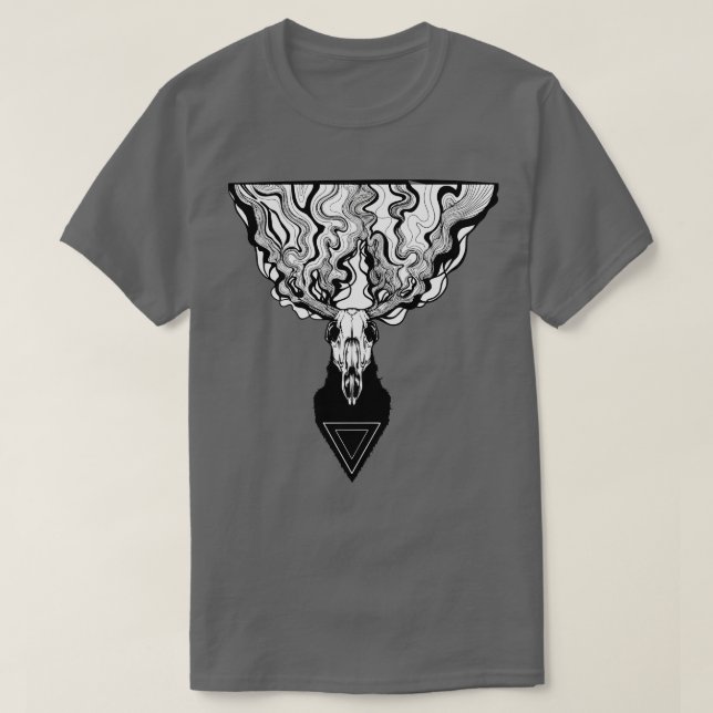 Dead Deer Abstract  T-Shirt (Design Front)