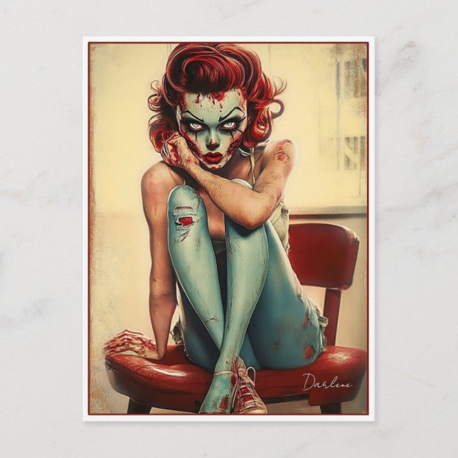 Dead, Dreamy, and Dangerously Darling: Darlene Postcard (Front)