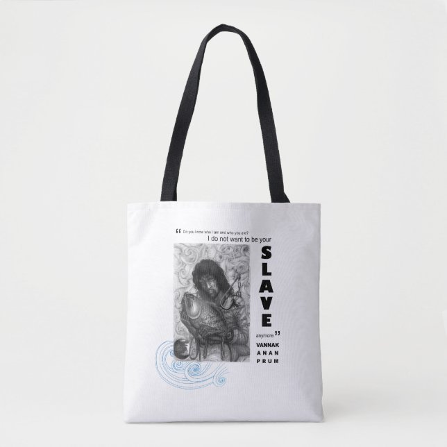 Dead Eye Tote with Vannak Quote 1 (two-sided) Bag (Front)
