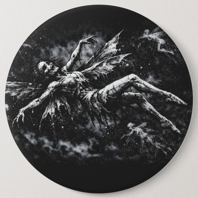 Dead Fairy by BurnsInHell 6 Cm Round Badge (Front)