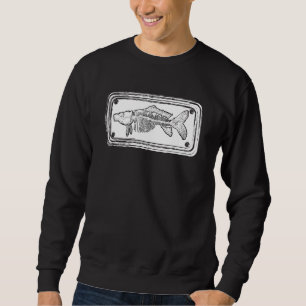 Dead Fish Fishing Plate Sweatshirt