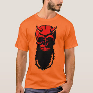 dead_head_hipster_horn_barb_mustache_head T-Shirt