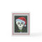 DEAD HEAD SANTA SKULL, CHRISTMAS SKELETON HUMOR