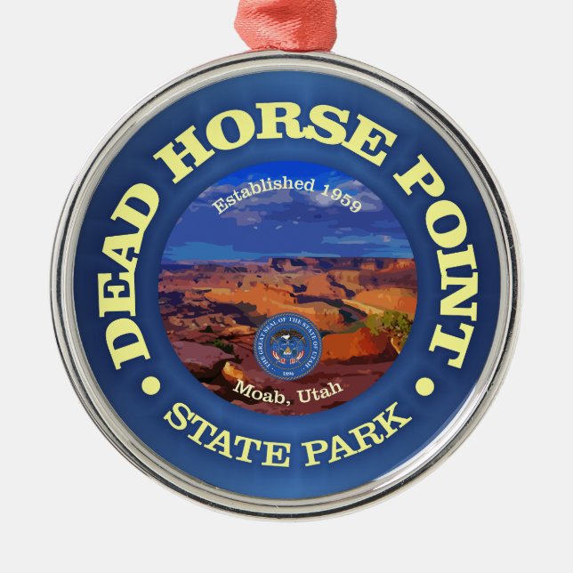 Dead Horse Point SP Metal Tree Decoration (Front)