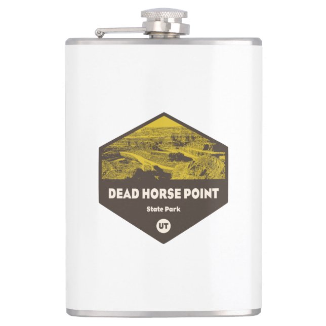 Dead Horse Point State Park Utah Hip Flask (Front)