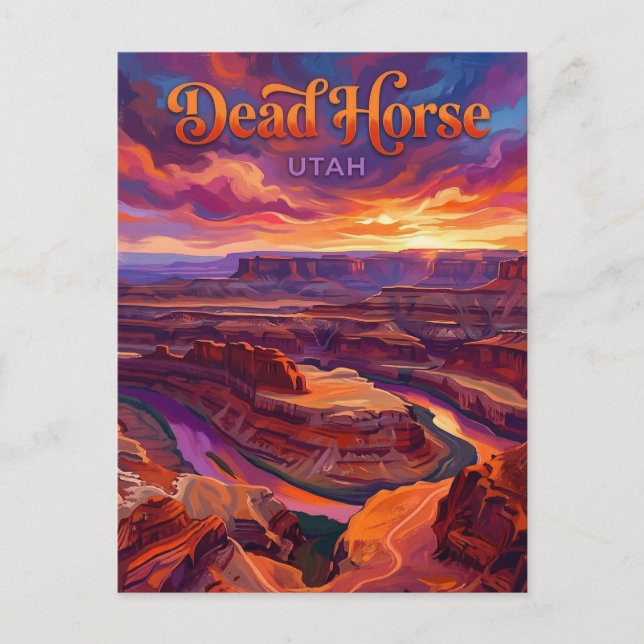 Dead Horse Point Utah Postcard (Front)