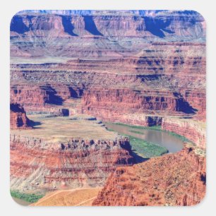 Dead horse state park Moab Utah Square Sticker