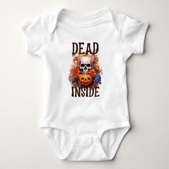 Dead Inside Baby Bodysuit (Front)
