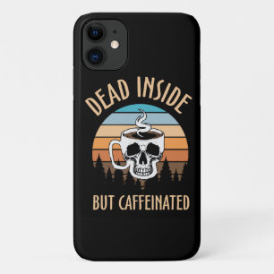 Dead inside but caffinated Case-Mate iPhone case