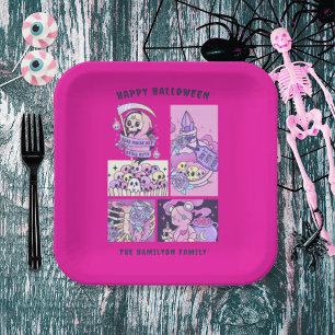 Dead Inside But Still Cute Halloween Paper Plate