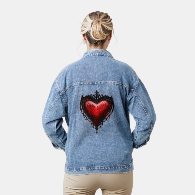 Dead Inside Denim Jacket (Model)
