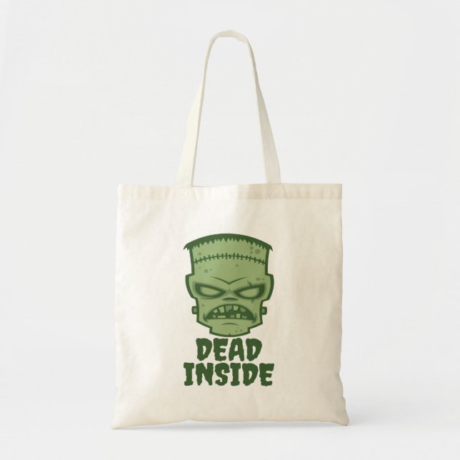 Dead Inside Frankenstein Monster Tote Bag (Front)