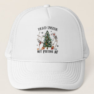 Dead Inside   Funny Christmas Trucker Hat