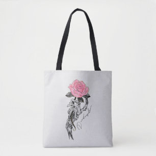Dead Inside – Goth Skeleton Hand Tote Bag
