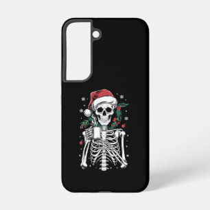 Dead Inside Skeleton Christmas Coffee Lover Gift  Samsung Galaxy Case