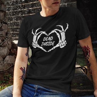 Dead Inside Skeleton Hands T-Shirt