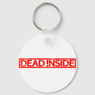 Dead inside Stamp Key Ring