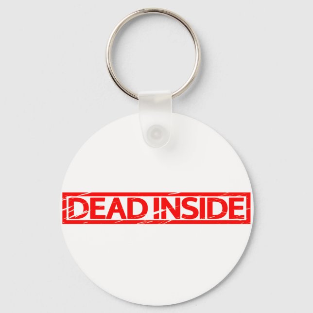 Dead inside Stamp Key Ring (Front)