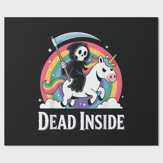  Dead Inside  Wrapping Paper (Flat)