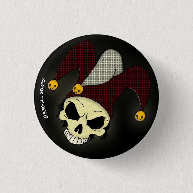 Dead Joker Button (Small) (Front)
