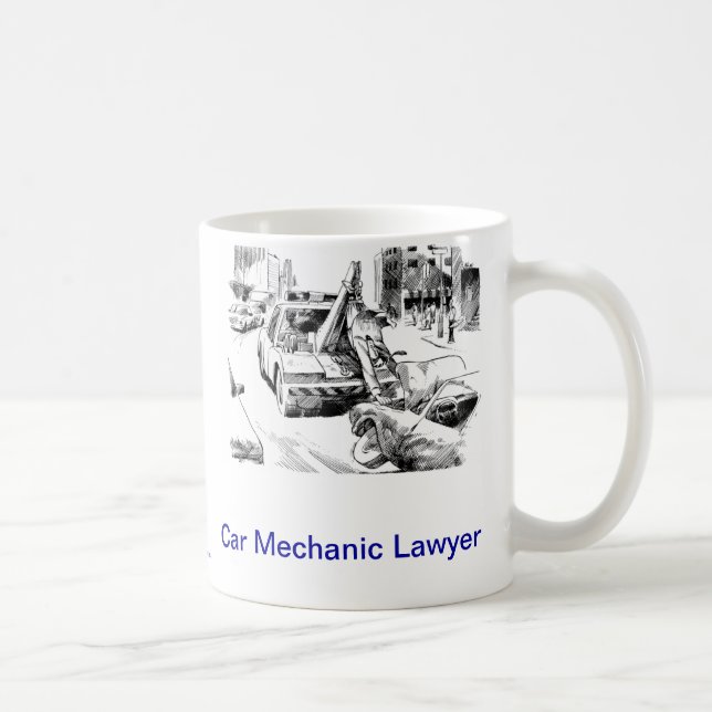Dead Lawyer™ Car Mechanic Lawyer Coffee Mug (Right)