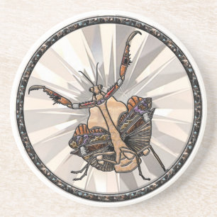 Dead Leaf Mantis Coaster