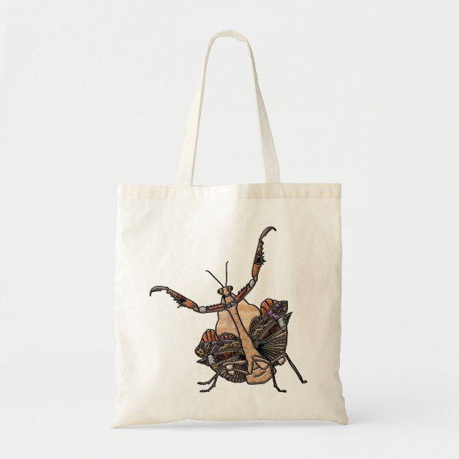 Dead Leaf Mantis Tote Bag (Front)