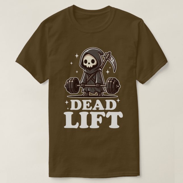 Dead Lift Grim Reaper T-Shirt (Design Front)