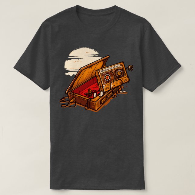 Dead Man Walkmann  T-Shirt (Design Front)