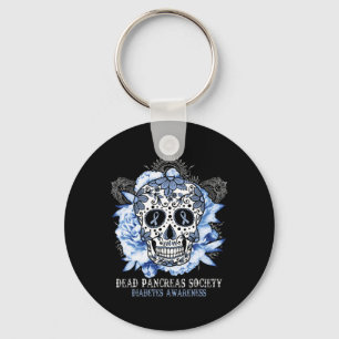 Dead Pancreas Society Diabetes Awareness Sugar Sku Key Ring
