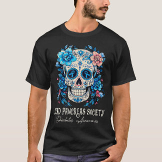 Dead Pancreas Society Diabetes Awareness Sugar Sku T-Shirt