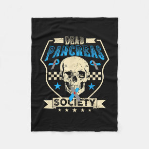 Dead pancreas society diabetes awareness t1d fleece blanket